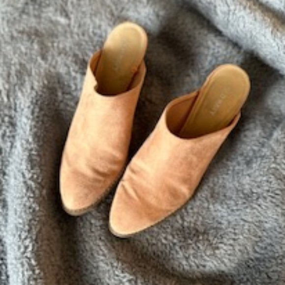 Old Navy Mule Booties Womens size 7 Dusty Pink - Picture 2 of 5